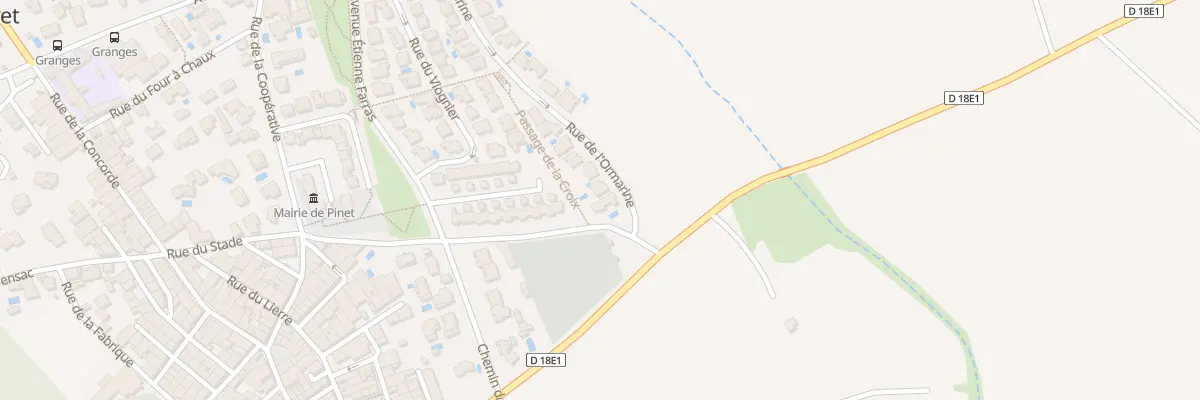 Plan du 4 Rue de l’Ormarine à Pinet