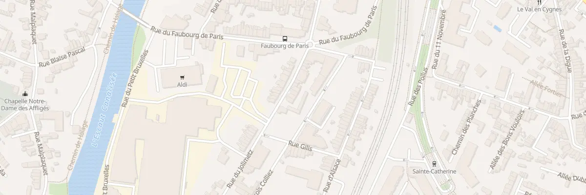 Plan du 19C Rue du Jolimetz à Valenciennes