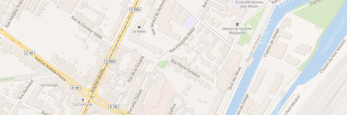 Plan du 32 Rue Pierre Fontaine à Valenciennes