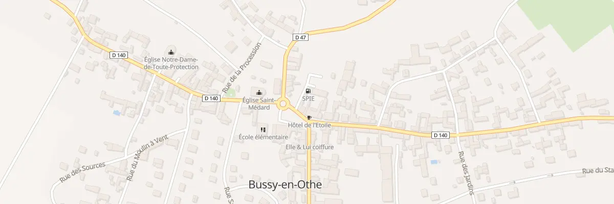 Plan du 4 Pl de la Fontaine à Bussy-en-Othe