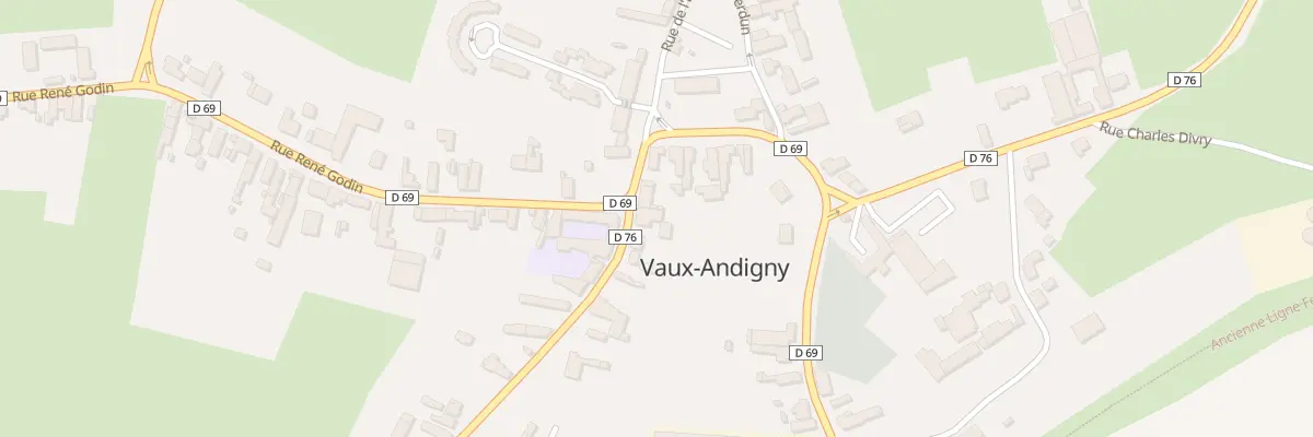 Plan du 4 Rue du Général Catroux à Vaux-Andigny