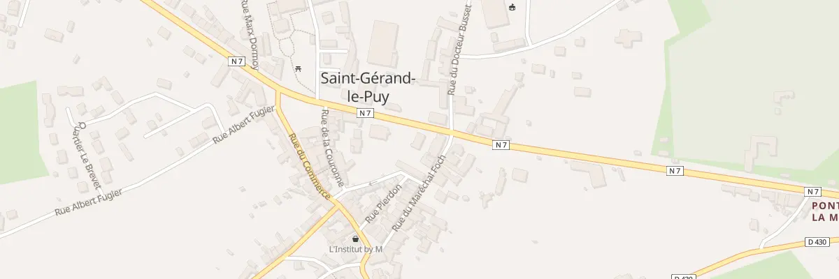 Plan du 4 Rue du Mal Foch à Saint-Gérand-le-Puy