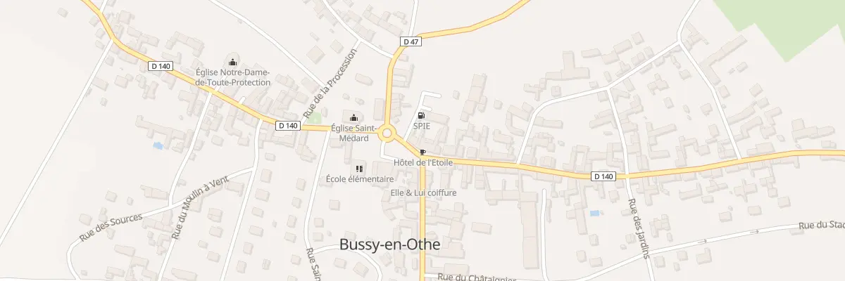 Plan du 6 Pl de la Fontaine à Bussy-en-Othe
