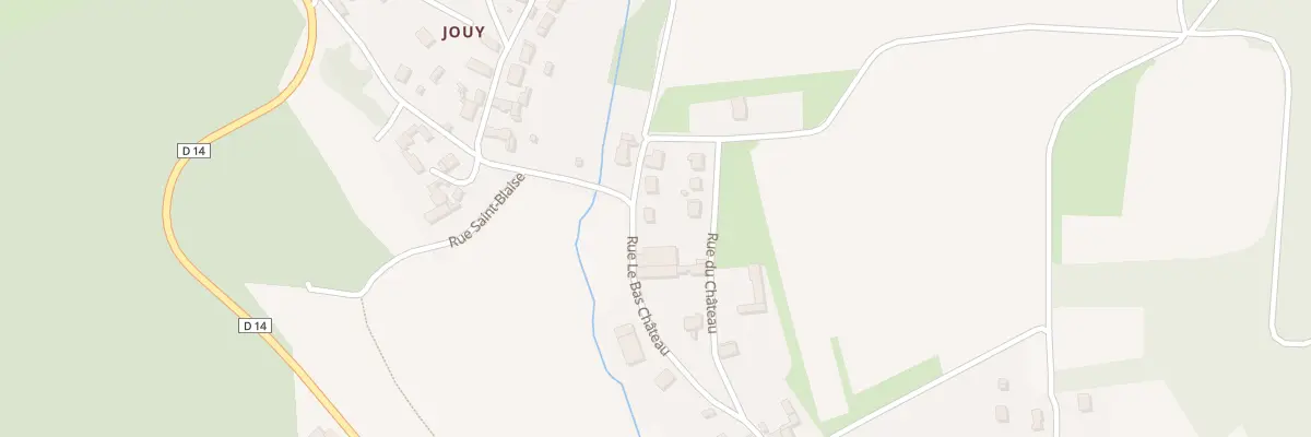 Plan du 3 Rue le Bas du Château à Aizy-Jouy