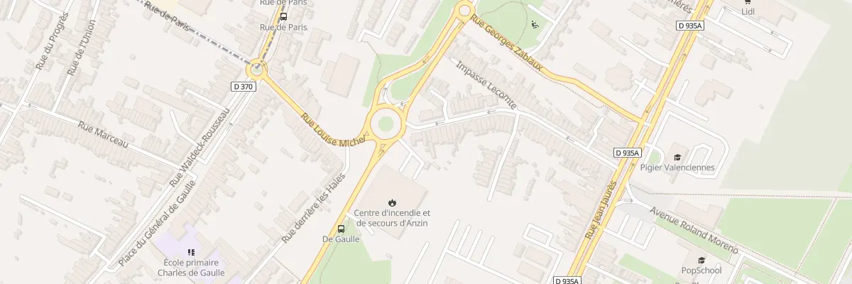 Plan du 37 Rue Louise Michel à Anzin