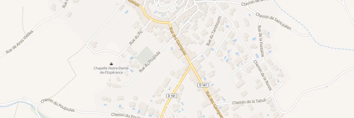 Plan du 8 Rue des Garrigues à Saint-Pons-de-Mauchiens