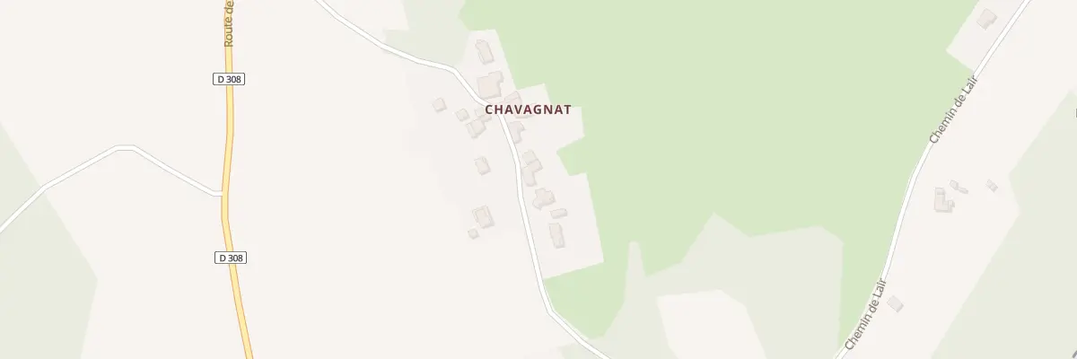 Plan du 7 Chavagnat à Néronde-sur-Dore