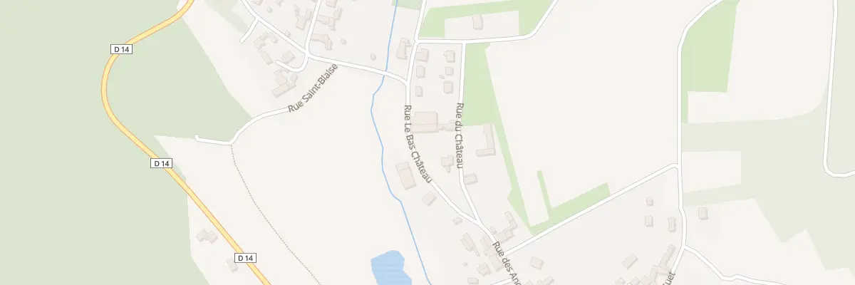 Plan du 9001F Rue le Bas du Château à Aizy-Jouy
