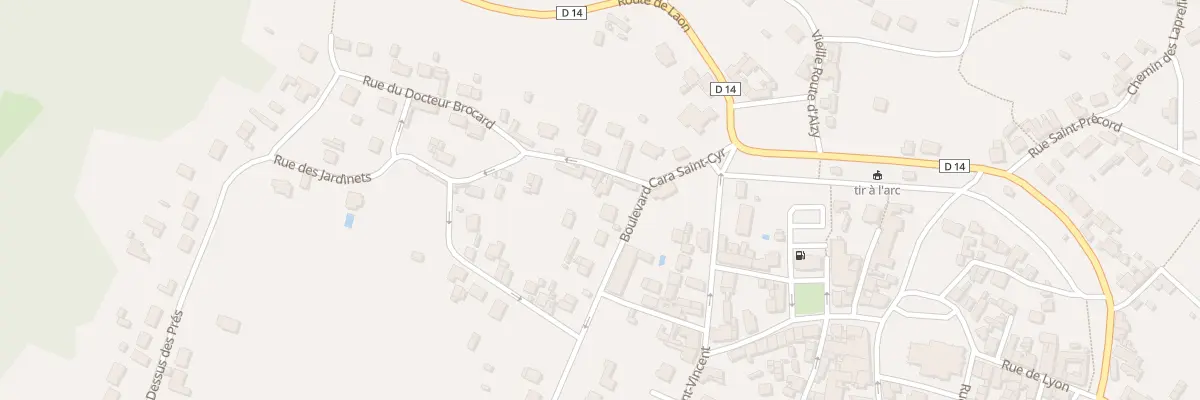 Plan du 1 Rue du Docteur Brocard à Vailly-sur-Aisne
