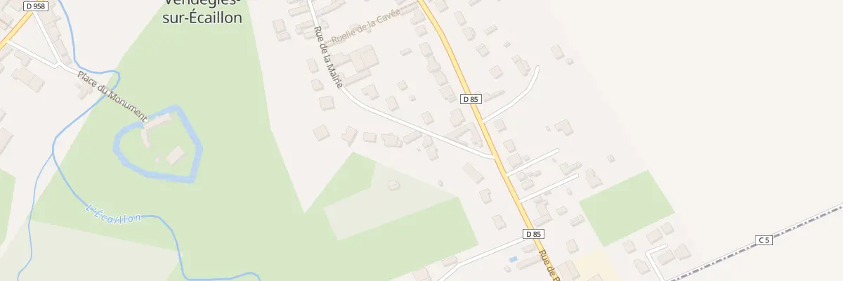 Plan du 378 Rue de la Mairie à Vendegies-sur-Écaillon