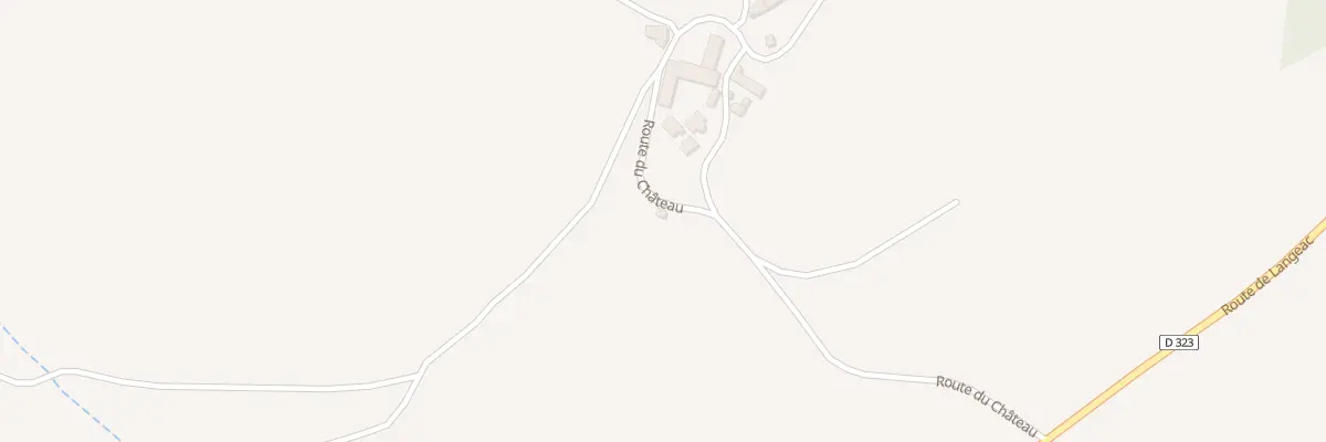 Plan du 365 Rte du Chateau à Venteuges