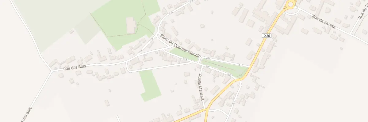 Plan du 9 Pl du Quartier Mangin à Couvron-et-Aumencourt