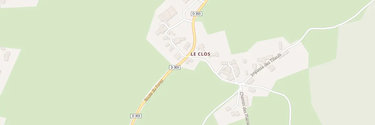 Plan du 5033A Le Clos Bas à Saint-Flour-l’Étang