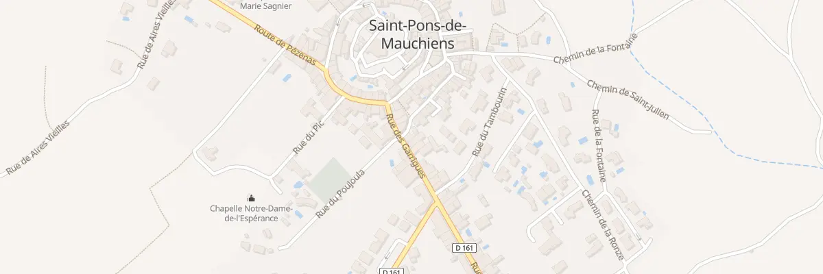 Plan du 7 Rue des Garrigues à Saint-Pons-de-Mauchiens
