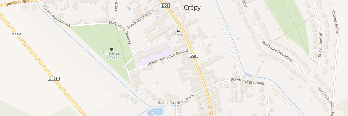 Plan du 1B Rle Hermance Belseur à Crépy
