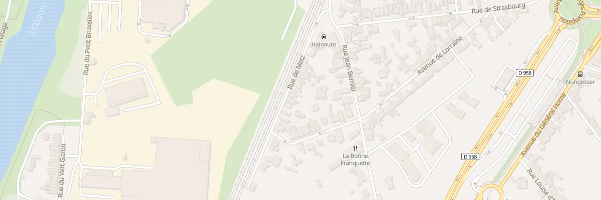 Plan du 23 Rue de Metz à Valenciennes