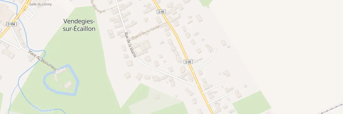 Plan du 350 Rue de la Mairie à Vendegies-sur-Écaillon