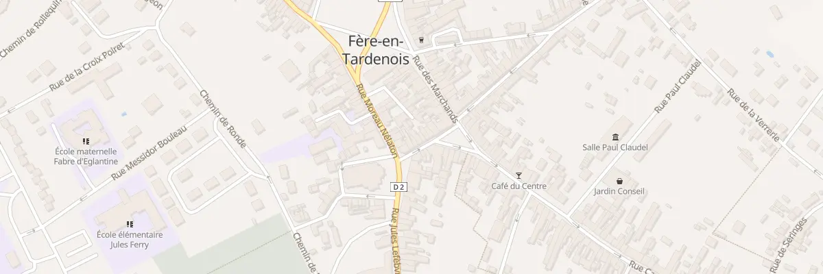 Plan du 8 Rue du Marché à Fère-en-Tardenois