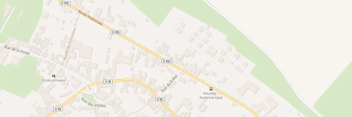 Plan du 29 Rte Nationale à Neuvilly