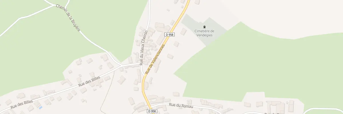 Plan du 510 Rue de Valenciennes à Vendegies-sur-Écaillon