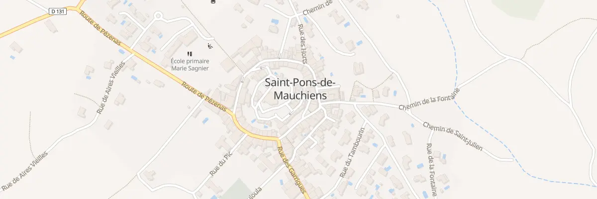 Plan du 1 Rue du Chateau à Saint-Pons-de-Mauchiens
