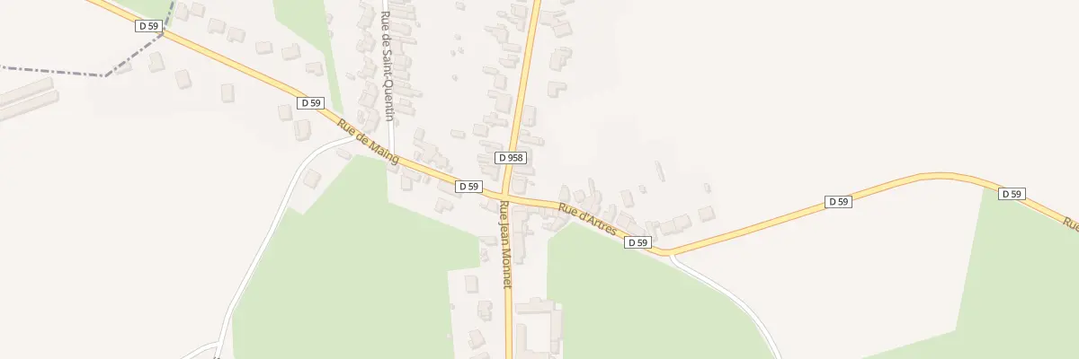 Plan du 39 Rue Jean Monnet à Quérénaing