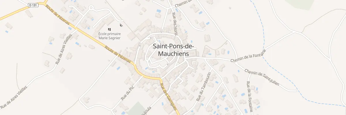 Plan du 3 Rue des Remparts à Saint-Pons-de-Mauchiens