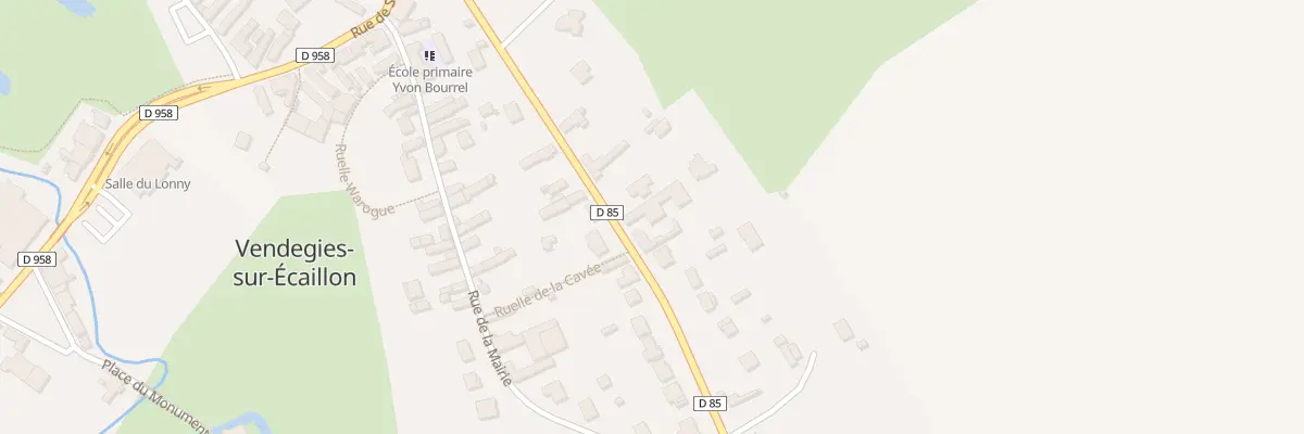 Plan du 255 Rue de Bermerain à Vendegies-sur-Écaillon
