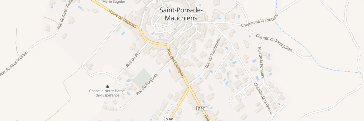 Plan du 9 Rue des Garrigues à Saint-Pons-de-Mauchiens