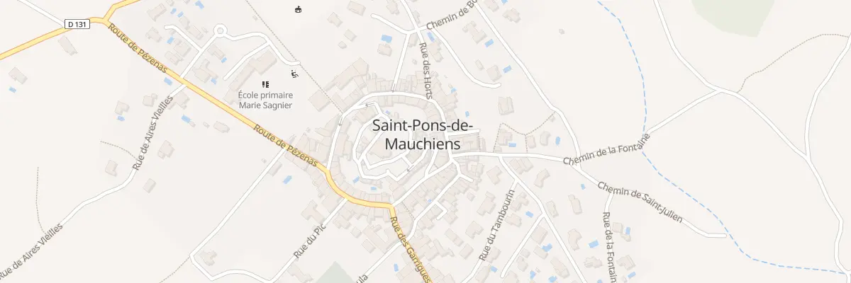 Plan du 4 Rue du Chateau à Saint-Pons-de-Mauchiens