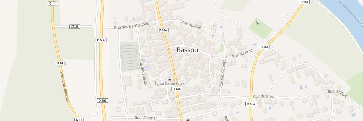Plan du 86 Grande Rue à Bassou