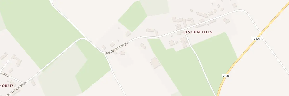 Plan du 11 Rue des Mesanges à Cerisiers