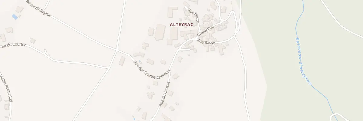 Plan du 6223 Alteyrac à Chastel-Nouvel