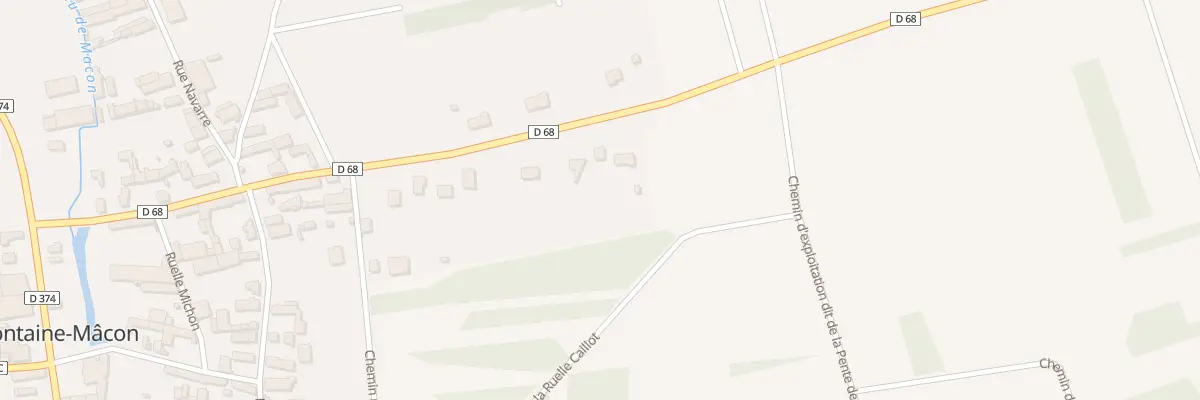 Plan de La Fosse Cassitelle à Fontaine-Mâcon