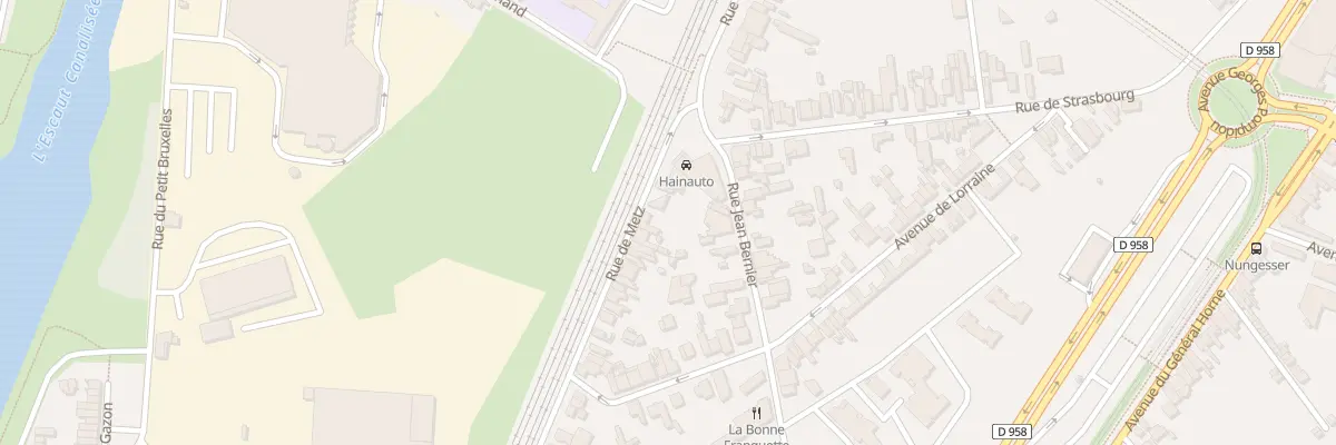 Plan du 7 Rue de Metz à Valenciennes