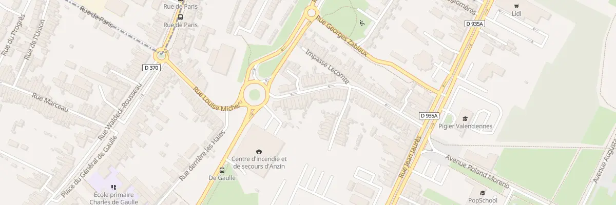 Plan du 51 Rue Louise Michel à Anzin
