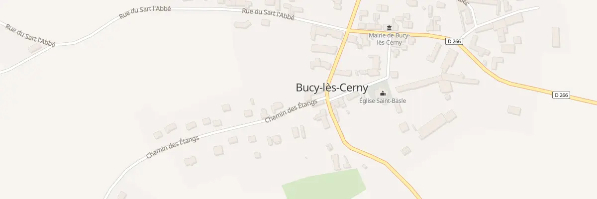 Plan du 2 Che des Etangs à Bucy-lès-Cerny