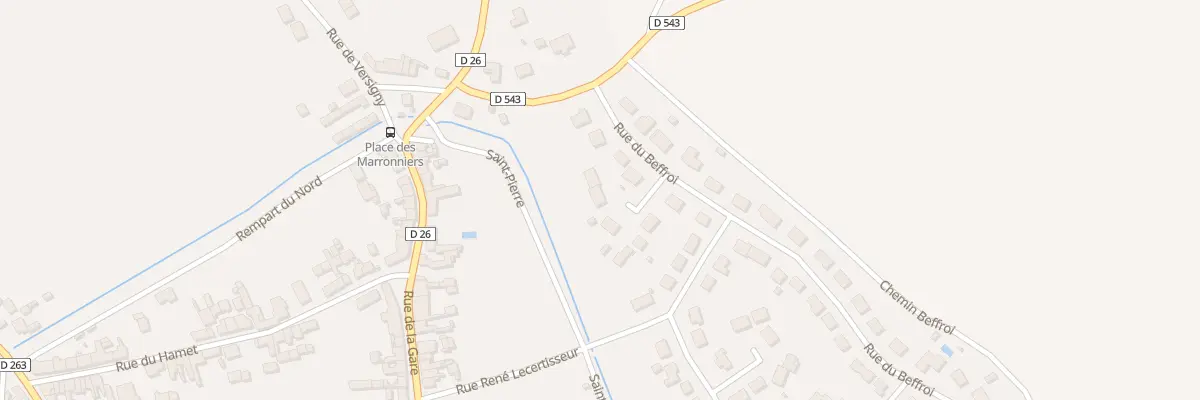 Plan du 4 Imp Edmond Destrez à Crépy