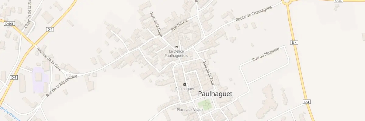 Plan du 2 Rue Joseph Lhomenède à Paulhaguet
