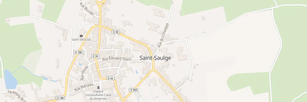 Plan du 25 Rue de la Marchée à Saint-Saulge