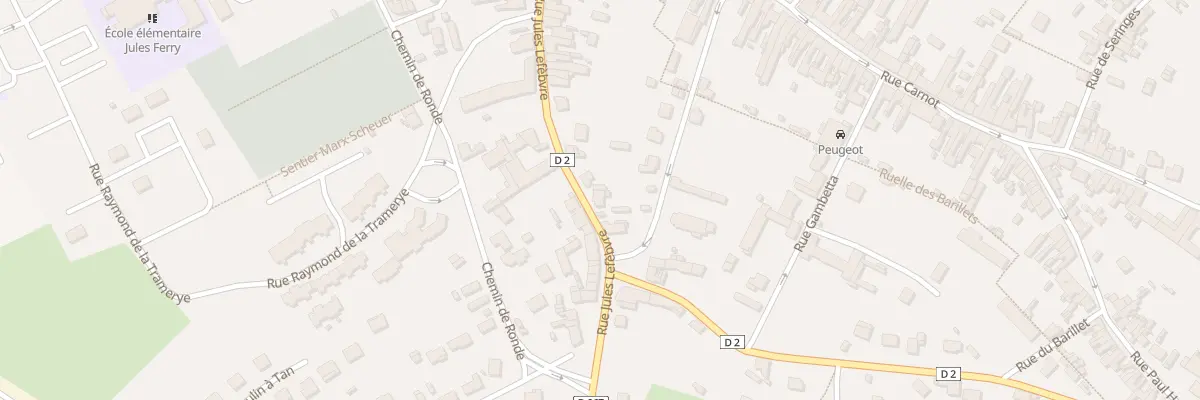 Plan du 43 Rue Jules Lefèbvre à Fère-en-Tardenois