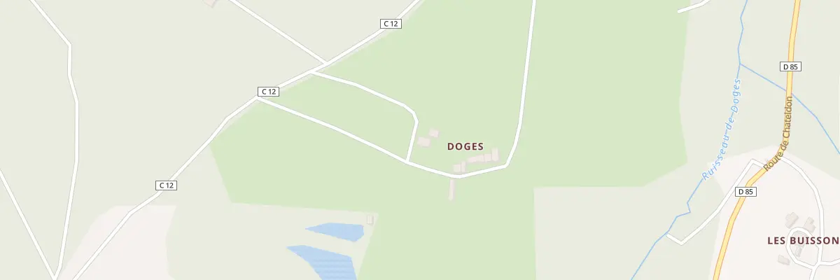 Plan du 5829 Doges à Paslières