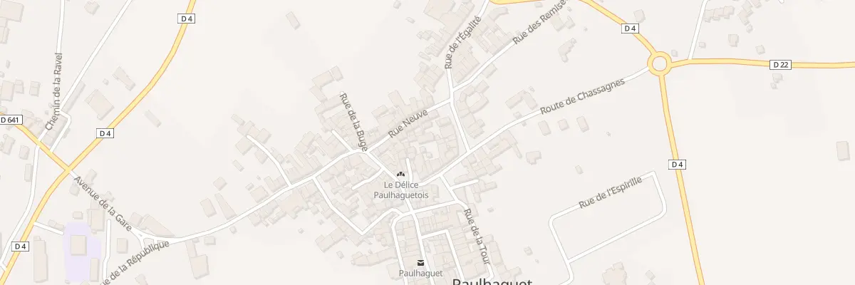 Plan du 7B Rue du Doc Vidal à Paulhaguet