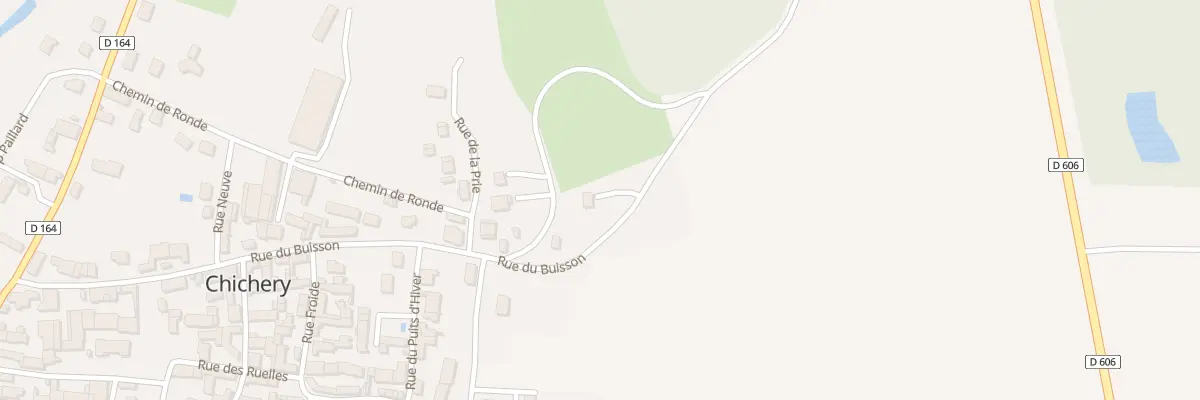Plan du 20 Rue du Buisson à Chichery