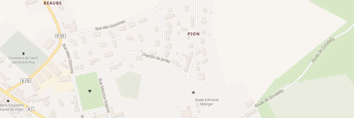 Plan du 11 Che de Junier à Saint-Gérand-le-Puy