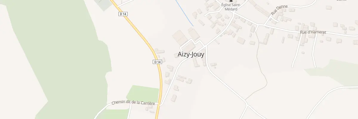 Plan du 8 Rue du Moulin à Aizy-Jouy