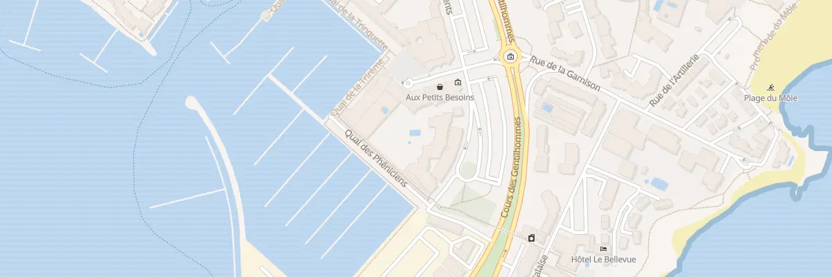 Plan du 1 Av des Sergents à Agde