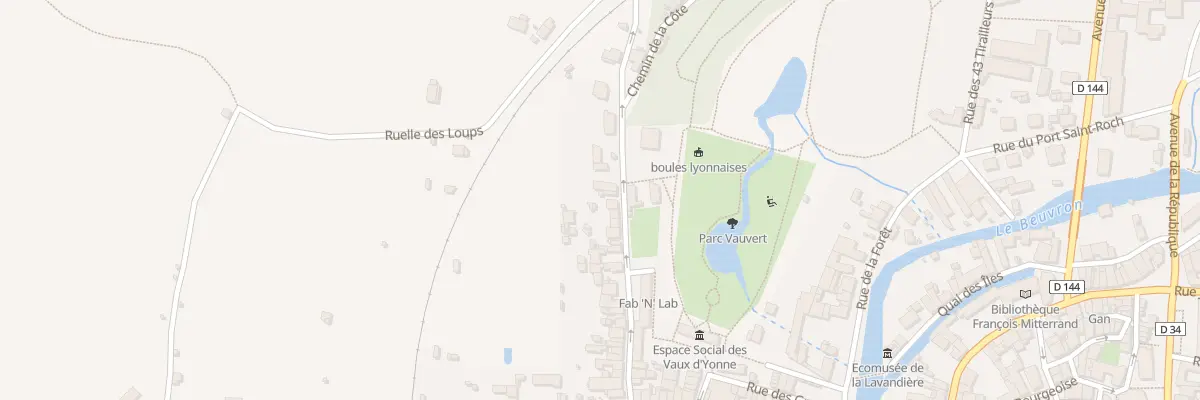 Plan du 47 Rue de Druyes à Clamecy