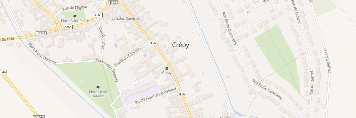 Plan du 35 Rue Malezieux Briquet à Crépy