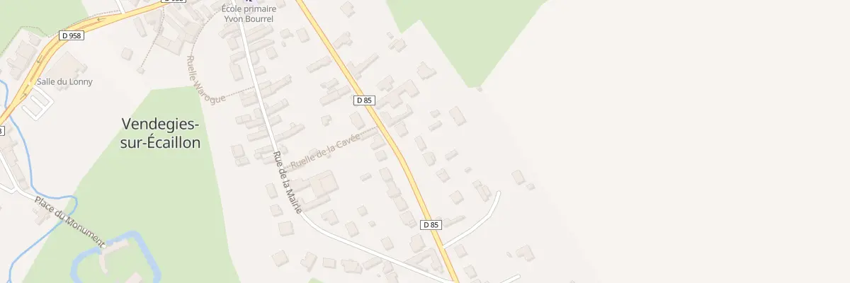 Plan du 305 Rue de Bermerain à Vendegies-sur-Écaillon